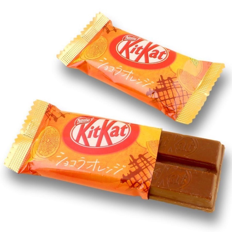 KitKat al gusto cioccolato all'arancia - Nestle' 104g. (9 pezzi) - immagine 2